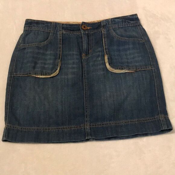 Tommy Hilfiger Jean Mini Skirt - Size 4 - Picture 1 of 11